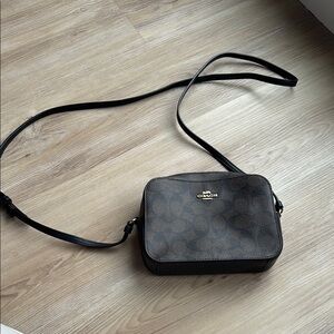 Coach Brown and Black Crossbody Bag